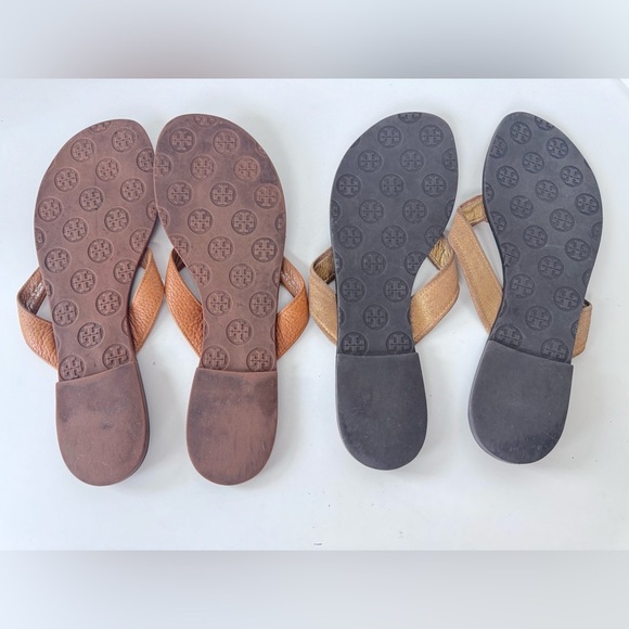 2 Tory Burch Thora Thong Sandals Shoes Women’s size 10 - Picture 11 of 11
